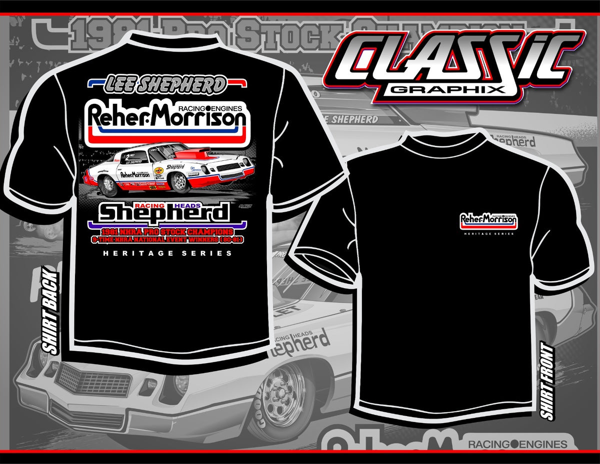 AVAILABLE FOR PRE-ORDER - 1981 REHER-MORRISON-SHEPHERD FIRST CHAMPIONSHIP SHIRT