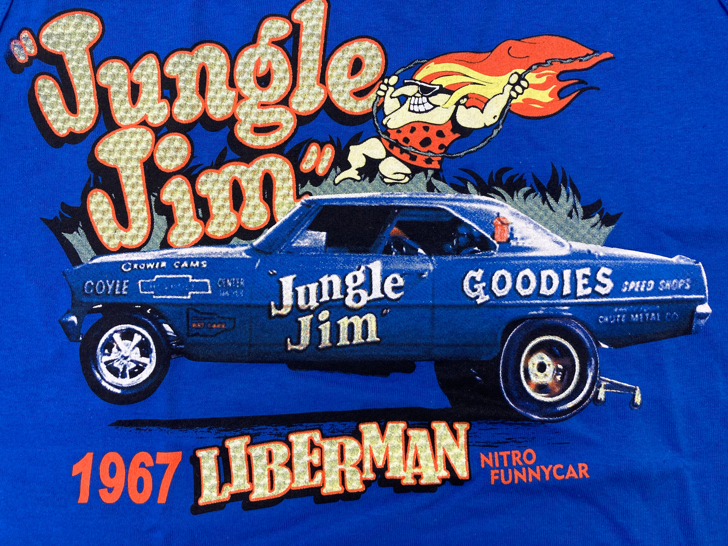 RARE “JUNGLE JIM” NOVA FUNNY CAR TANK TOP 🐆🔥