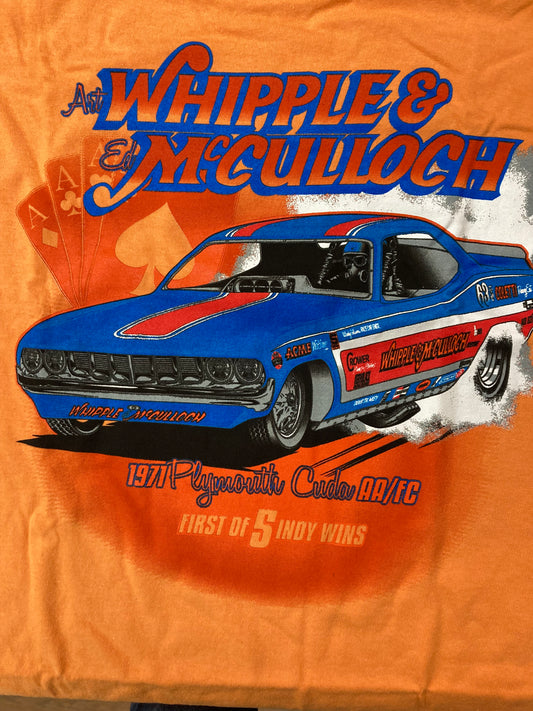48 HOUR SALE – ED “THE ACE” McCULLOCH & WHIPPLE INDY WIN SHIRT 🏁