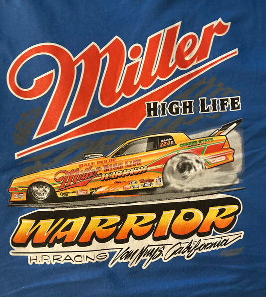 48 HOUR SALE – DALE PULDE “MILLER HIGH LIFE WARRIOR” BUICK REGAL SHIRT 🍺🔥