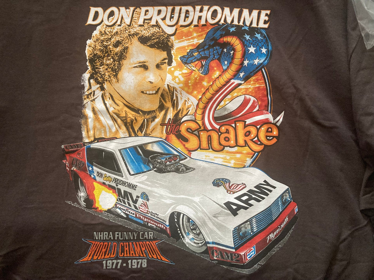 78 INDY - MONGOOSE vs. SNAKE Shirt Bundle Starting at $40 | 1978 U.S. Nationals Funny Car Legends