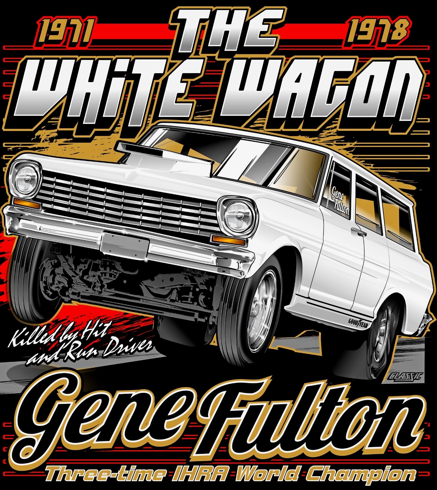 PRE=ORDER - THE WHITE WAGON - THE CAR THAT PUT GENE FULTON ON THE MAP