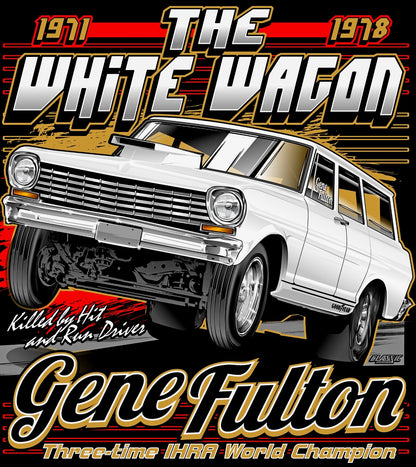 PRE=ORDER - THE WHITE WAGON - THE CAR THAT PUT GENE FULTON ON THE MAP