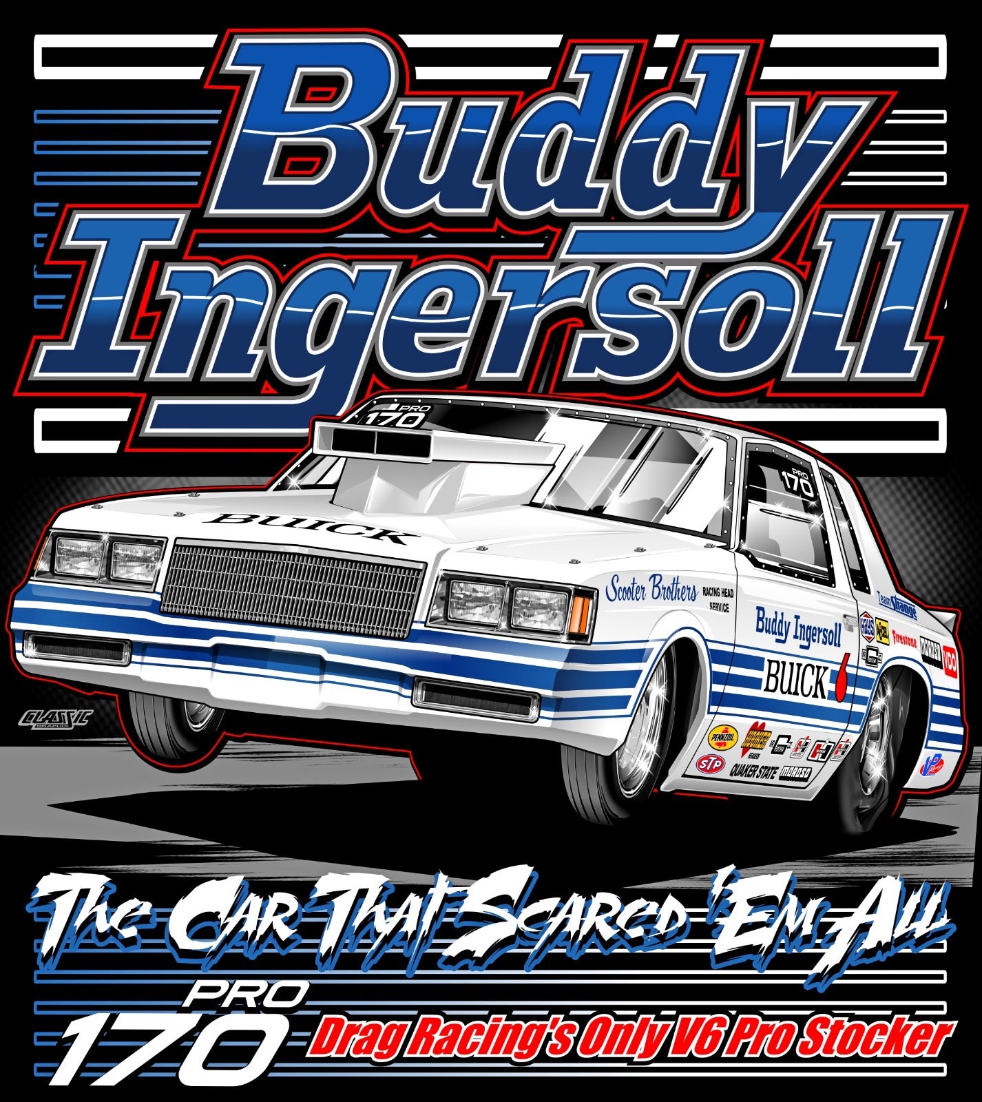 AVAILABLE FOR PRE-ORDER - BUDDY INGERSOLL: THE ONLY V-6 TO EVER RUN PRO STOCK