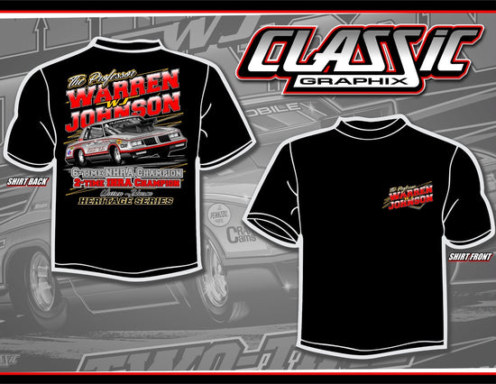 🏁 NEW FOR 2026 - WARREN JOHNSON 1984 SILVER HURST/OLDS SHIRT – My Store