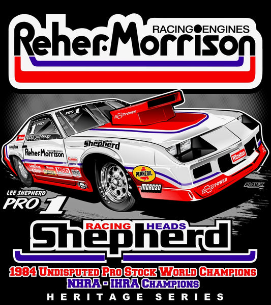 NEW FOR 2026 - Reher-Morrison-Shepherd 1984 Pro Stock Championship Heritage Series T-Shirt – Limited Edition